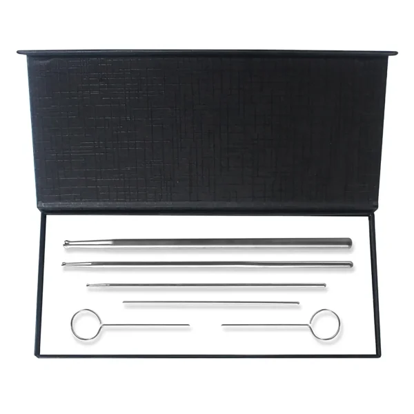 6Pcs/Set Snake Gender Detector Kit Reusable Stainless Steel High Performance Reptiles Snake Gender Probes Kit Detection Tool 6