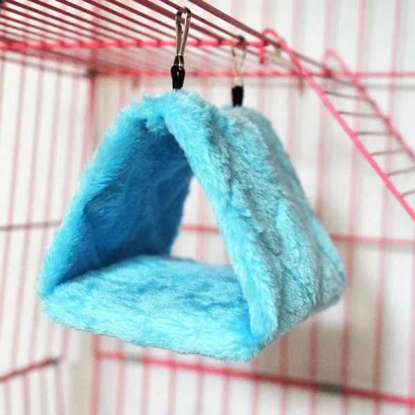 Pet Bird Parrot Cages Warm Hammock Hut Tent Fashion Bed Hanging Cave for Sleeping and Hatching Cage Decoration 4