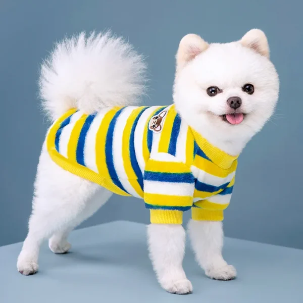 Rainbow Dog Clothes Warm Pet Vest Shirt Fleece Pet Dog Clothes for Dogs Clothing Pets Dogs Cat Tshirt Outfit Apparel Coats 3