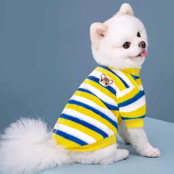 Rainbow Dog Clothes Warm Pet Vest Shirt Fleece Pet Dog Clothes for Dogs Clothing Pets Dogs Cat Tshirt Outfit Apparel Coats 5