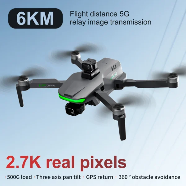 Replace Dji S155 Pro Digital IT Drone With Screen FPV Brushless Motor 5G GPS Return 8K HD Camera 2704*1520 360° Laser OA RC UAV 2