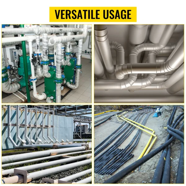 VEVOR Pipe Inspection Camera with DVR 16GB Micro SD Card 4.3in Monitor IP68 8500mHA Battery Sewer Drain Industrial Endoscope 50M 2