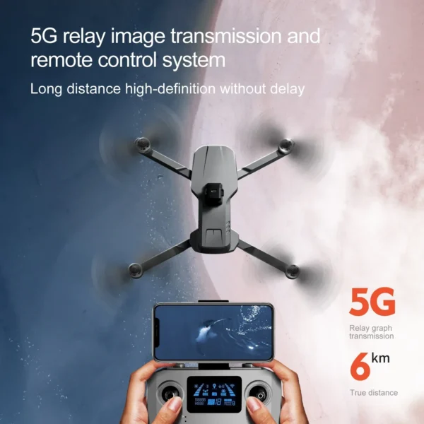 Replace Dji S155 Pro Digital IT Drone With Screen FPV Brushless Motor 5G GPS Return 8K HD Camera 2704*1520 360° Laser OA RC UAV 4